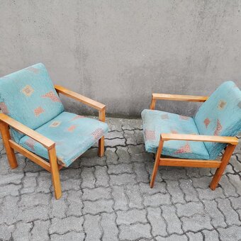 Retro kresla 1970 Vintage - 3