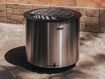 Moderné nízkodymové ohnisko WATRAG CLASSIC — kompaktná nerez - 3