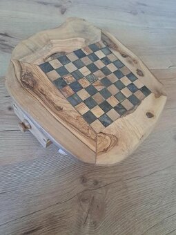 Šach z olivového dreva - 3