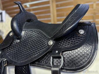 Westernový sedlový komplet 11) černý - 3