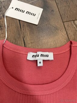 Miu Miu top ružové - 3