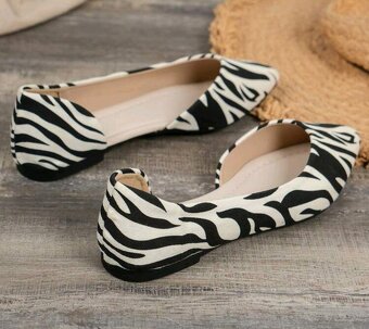 Dámske topánky zebra - 3