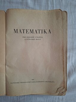 Matematika pre odborné učilištia a učňovské školy (1961) - 3