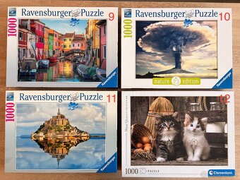 predám puzzle 1000ks rôzne - 3