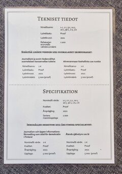 FÍNSKO - PROOF sada z roku 2021 - 3