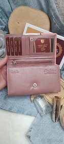 KOŽENÁ 3-farebná peňaženka - 3