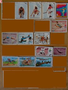 Nádherné poštové známky ŠPORT 1 - 3