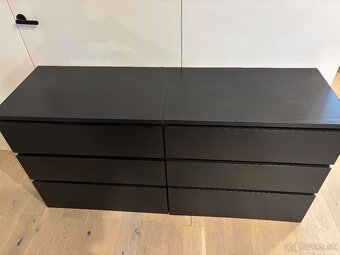 komoda malm ikea cierna 2ks sklo - 3