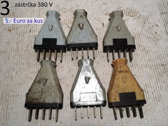 Zásuvky a zástrčky 380 V - 3