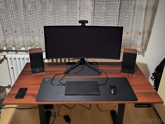 Elektrický výškovo nastaviteľný stôl Alza Ergo 140x80 cm - 3