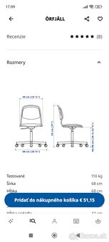 Stolička IKEA - 3