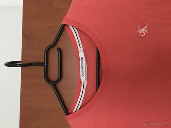 CALVIN KLEIN originál lososové damske tricko S - 3