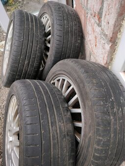 4ks alu disky orig. Škoda 5x100 r16 pneu 205/55 r16 - 3