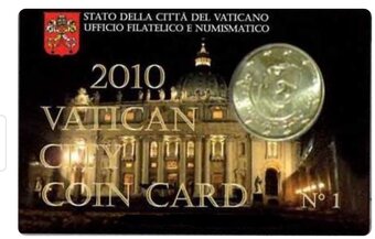 50 cent 2010-2011 Vatikán BU karta - 3