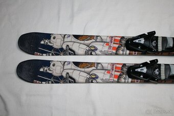lyže 131 cm , hadia koža , freestyle - 3