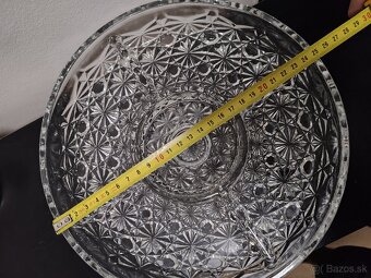 Sklenená nádoba na občerstvenie,oriešky a podobne - 3