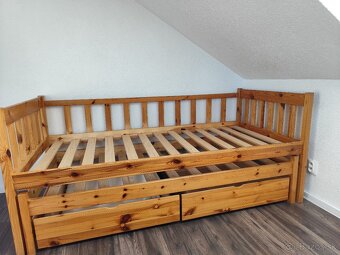 Rozkladacia posteľ 90x200 so šuflíkmi - 3