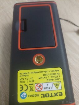 Laserorový diaľkomer (disto) značky Extol - 3