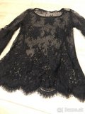 Predam ciernu cipkovanu bluzku/saty - 3