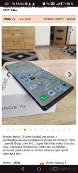 Predám HONOR 70 256gb - 3