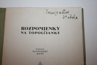 ROZPOMIENKY  NA  TOPOLČIANKY - 3