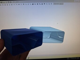 3D vytlačené diely (vlastný návrh) - 3