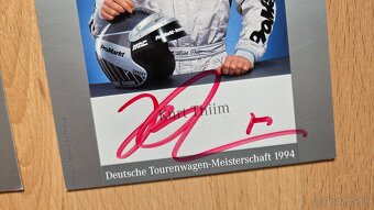 Kurt Thiim a Alexander Grau Mercedes DTM autogramy - 3