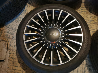 Fiat 500 - originál 16" alu disky s letnými pneu - 3