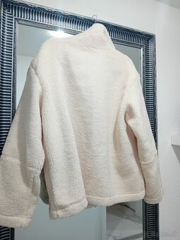 Dámska teplá svetlá bunda - 3