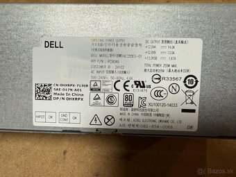 Dell 255W 80+ Bronze SFF zdroj - 3
