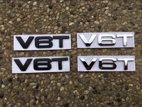 Audi V6T V8T nápisy na blatníky - 3