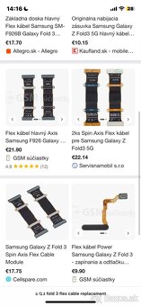 Z Fold 3 Flex káble pod displej - 3