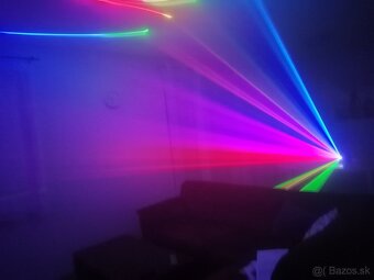 Laser animačný na diaľkové ovládanie, RGB plnofarebný - 3