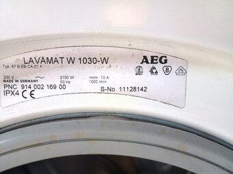 AEG práčka Lavamat W1030. - 3