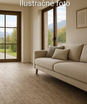 Gresová dlažba, vzor drevo - 3