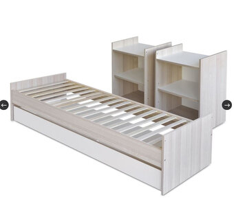 Detská postieľka s prebalovacím pultom a matracom - 3