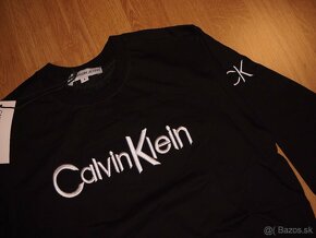 Calvin Klein pánska mikina čierna - 3