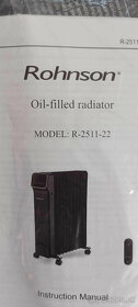 Ohrievač - olejový radiátor - 3