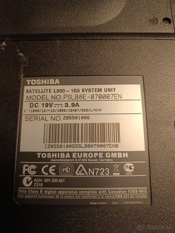 Toshiba satelite L300-1G5 - 3