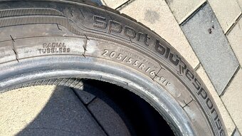 Predám letné pneu 205/55 R16 - 3