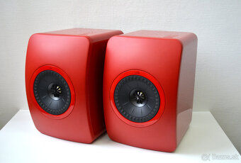 KEF LS50 Speakers Limited Edition Racing Red Speakers - 3