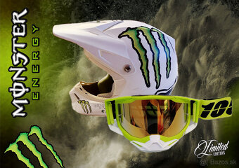 Fox V3 Ricky Carmichael Monster Pro Matte 12 Helmet (vel. L) - 3