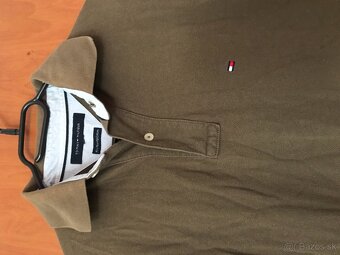 TOMMY HILFIGER originál vojenská/zelena polotricko L/XL - 3