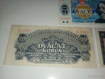 BANKOVKY 20 KČS 1926-1988, 3 RŮZNÉ EMISE - 3