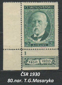 Poštové známky, filatelia: ČSR+ČSSR, slávne série C - 3