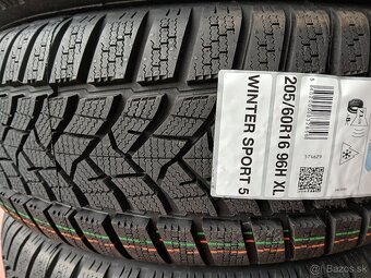 Predám nové zimné pneumatiky DUNLOP 205/60 R16 96H XL. - 3