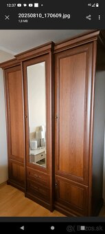 Šatníková skriňa plus menšia skrinka - 3