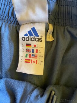 Vintage Adidas baggy šušťakové široké nohavice - 3