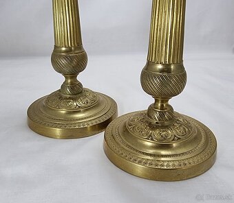 Vyše 200. ročné svietniky / /EMPÍR /. - 3