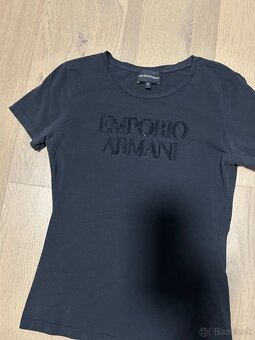 Emporio Armani tričko IT38 / 34 naša čierne - 3